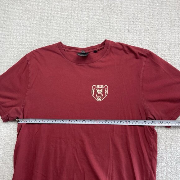 Gongshow Gear Red Bear Logo T-Shirt Men Size Large Canada Hockey Est. 2002 Read* - Picture 12 of 14